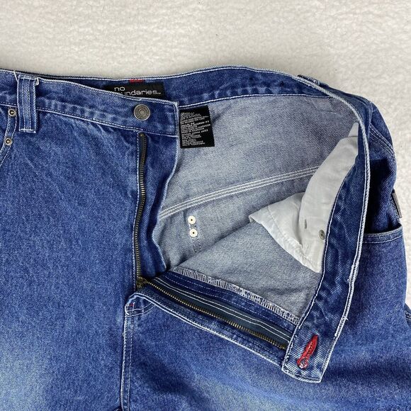 Vintage Y2K No Boundaries Jeans Mens 40x30 (actual‎ 38x31) Baggy Skater - Picture 11 of 16